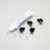 Stainless Steel Chain Guard Bolt Kit Black Stainless Steel Chain Guard Bolt Kit Black
