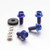 Titanium Chain Guard Bolt Kit Blue