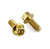 Stainless Steel Chain Guard Bolt Kit Race Spec Gold Stainless Steel Chain Guard Bolt Kit Race Spec Gold