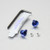 Titanium Chain Guard & Rear Hugger Bolt Kit Blue
