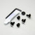 Stainless Steel Chain Guard & Hugger Bolt Kit Black Stainless Steel Chain Guard & Hugger Bolt Kit Black