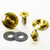 Titanium Chain Guard & Rear Hugger Bolt Kit Gold