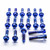 Titanium Gear Drive Cover Bolt Kit Suzuki Burgman 650 Flanged Hex Blue Titanium Gear Drive Cover Bolt Kit Suzuki Burgman 650 Flanged Hex Blue