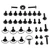 Titanium Fairing Kit Yamaha YZF1000 R1 Quick Release Black