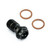 Stainless Steel Banjo Bolt Single M10x(1.00mm) Race Spec Black Stainless Steel Banjo Bolt Single M10x(1.00mm) Race Spec Black