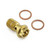 Stainless Steel Banjo Bolt Single M10x(1.00mm) Rear Master Cylinder Race Spec Gold Stainless Steel Banjo Bolt Single M10x(1.00mm) Rear Master Cylinder Race Spec Gold