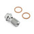 Stainless Steel Banjo Bolt Single M10x(1.25mm) Front Caliper Race Spec Stainless Steel Banjo Bolt Single M10x(1.25mm) Front Caliper Race Spec