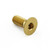 Stainless Steel Countersunk Bolt M6x(1.00mm)x15mm Gold