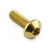 Stainless Steel Disc Bolt To Fit Yamaha/KTM M8x25mm Gold Stainless Steel Disc Bolt To Fit Yamaha/KTM M8x25mm Gold