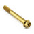 Stainless Steel Flanged Hex Head Bolt M10x(1.25mm)x80mm Gold