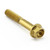 Stainless Steel Flanged Hex Head Bolt M5x(0.80mm)x30mm Gold