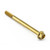 Stainless Steel Flanged Hex Head Bolt M6x(1.00mm)x75mm Gold Stainless Steel Flanged Hex Head Bolt M6x(1.00mm)x75mm Gold