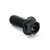 Stainless Steel Flanged Hex Head Bolt M8x(1.25mm)x20mm Black