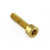 Stainless Steel Socket Cap Bolt M6x(1.00mm)x25mm DIN 912 Gold Stainless Steel Socket Cap Bolt M6x(1.00mm)x25mm DIN 912 Gold