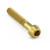 Stainless Steel Socket Cap Bolt M5x(0.80mm)x30mm Gold Stainless Steel Socket Cap Bolt M5x(0.80mm)x30mm Gold