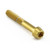 Stainless Steel Socket Cap Bolt M6x(1.00mm)x40mm Gold Stainless Steel Socket Cap Bolt M6x(1.00mm)x40mm Gold