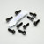 Stainless Steel Mudguard & Hugger Bolt Kit Hex Head Black Stainless Steel Mudguard & Hugger Bolt Kit Hex Head Black