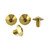 Stainless Steel Mudguard & Hugger Bolt Kit Gold Stainless Steel Mudguard & Hugger Bolt Kit Gold