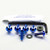 Titanium Mudguard & Hugger Bolt Kit Blue