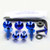 Titanium Mudguard & Hugger Bolt Kit Blue