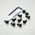 Stainless Steel Mudguard & Hugger Bolt Kit Black Stainless Steel Mudguard & Hugger Bolt Kit Black
