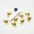 Stainless Steel Mudguard & Hugger Bolt Kit Gold Stainless Steel Mudguard & Hugger Bolt Kit Gold