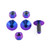 Titanium Number Plate Kit 10 Purple Haze