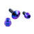 Titanium Reservoir Mount Bolt Kit Front Brake Purple Haze