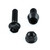 Titanium Reservoir Mount Bolt Kit Front Brake Black
