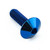 Titanium Reservoir Mount Bolt Kit Rear Brake Blue