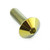 Titanium Reservoir Mount Bolt Kit Rear Brake Gold