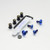 Titanium Screen Kit SV650 4 Bolts Blue Titanium Screen Kit SV650 4 Bolts Blue