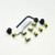 Titanium Screen Kit KTM RC390 Gold