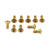 Stainless Steel Disc Bolt To Fit Yamaha M8x20mm Pack x10 Gold Stainless Steel Disc Bolt To Fit Yamaha M8x20mm Pack x10 Gold