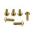 Stainless Steel Disc Bolt To Fit Yamaha M8x25mm Pack x6 Gold Stainless Steel Disc Bolt To Fit Yamaha M8x25mm Pack x6 Gold