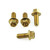 Stainless Steel ABS Sensor Mount Bolt Kit Front & Rear Gold Stainless Steel ABS Sensor Mount Bolt Kit Front & Rear Gold