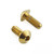 Stainless Steel ABS Sensor Mount Bolt Kit Front & Rear Gold Stainless Steel ABS Sensor Mount Bolt Kit Front & Rear Gold