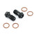 Stainless Steel Banjo Bolt Single M10x(1.00mm) Race Spec Front Master Cylinder Pack x2 Black Stainless Steel Banjo Bolt Single M10x(1.00mm) Race Spec Front Master Cylinder Pack x2 Black