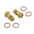 Stainless Steel Banjo Bolt Single M10x(1.00mm) Race Spec Front Master Cylinder Pack x2 Gold Stainless Steel Banjo Bolt Single M10x(1.00mm) Race Spec Front Master Cylinder Pack x2 Gold