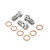 Stainless Steel Banjo Bolt Single M10x(1.25mm) Race Spec Rear Caliper Pack x3 Stainless Steel Banjo Bolt Single M10x(1.25mm) Race Spec Rear Caliper Pack x3