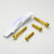 Stainless Steel Brake & Clutch Lever Pinch Bolts Gold Stainless Steel Brake & Clutch Lever Pinch Bolts Gold
