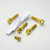 Stainless Steel Brake & Clutch Lever Pinch Bolts Gold Stainless Steel Brake & Clutch Lever Pinch Bolts Gold