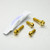 Stainless Steel Brake & Clutch Lever Pinch Bolts Gold Stainless Steel Brake & Clutch Lever Pinch Bolts Gold