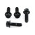 Stainless Steel Brake & Clutch Lever Pinch Bolts Race Spec Black