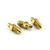 Stainless Steel Bleed Nipple M10x(1.00mm) Rear Brake Master Cylinder Pack x3 Gold Stainless Steel Bleed Nipple M10x(1.00mm) Rear Brake Master Cylinder Pack x3 Gold