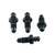 Stainless Steel Bleed Nipple M7x(1.00mm) Clutch Pack x4 Black Stainless Steel Bleed Nipple M7x(1.00mm) Clutch Pack x4 Black