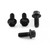 Stainless Steel Disc Bolts Rear M6x15mm Pack x4 Black Stainless Steel Disc Bolts Rear M6x15mm Pack x4 Black