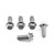 Stainless Steel Disc Bolts Rear M8x20mm Flanged Hex Pack x5 Stainless Steel Disc Bolts Rear M8x20mm Flanged Hex Pack x5