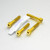 Stainless Steel Front Axle Pinch Bolt Set Gold