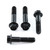 Stainless Steel Front Axle Pinch Bolt Kit Black
